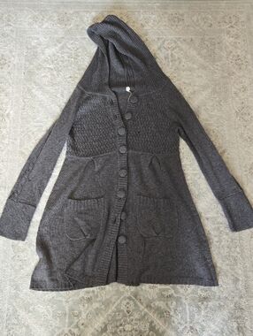 Margaret O'Leary Italian Wool Cardigan - M